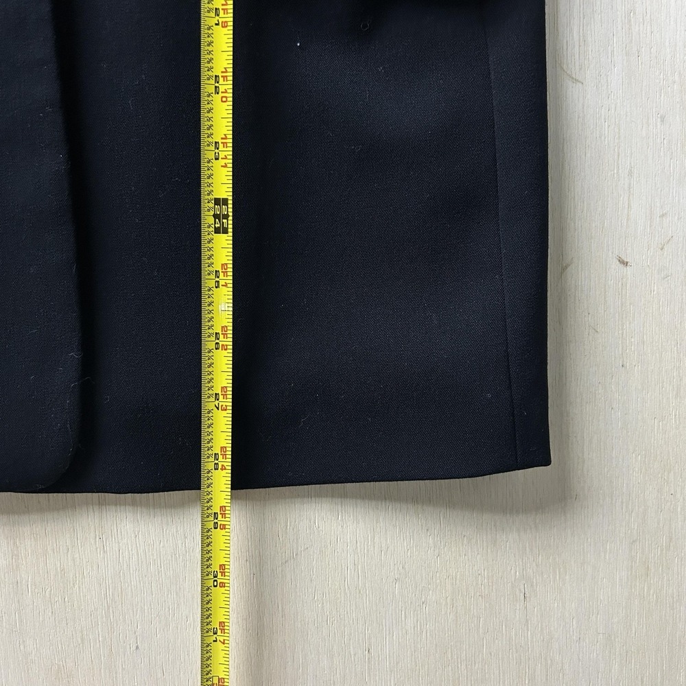 Andrea Viccaro Blazer Jacket Womens 10 Black Stretch Two Button Lined Career - Picture 4 of 7